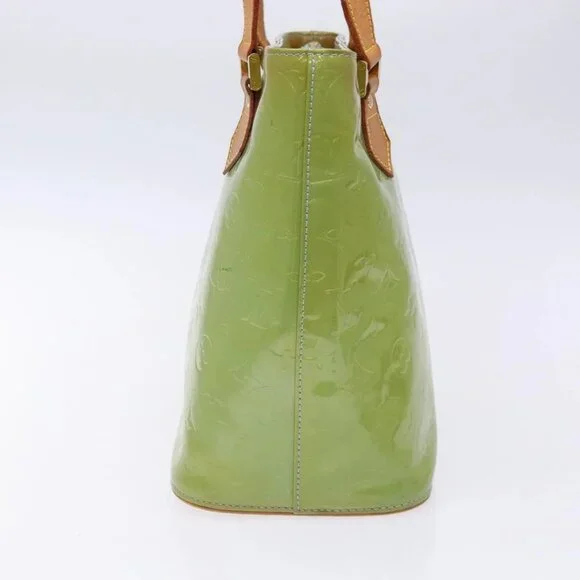 LOUIS VUITTON Monogram Vernis Houston Hand Bag Baby Blue M91005 LV Auth ep10362 - Picture 5 of 16